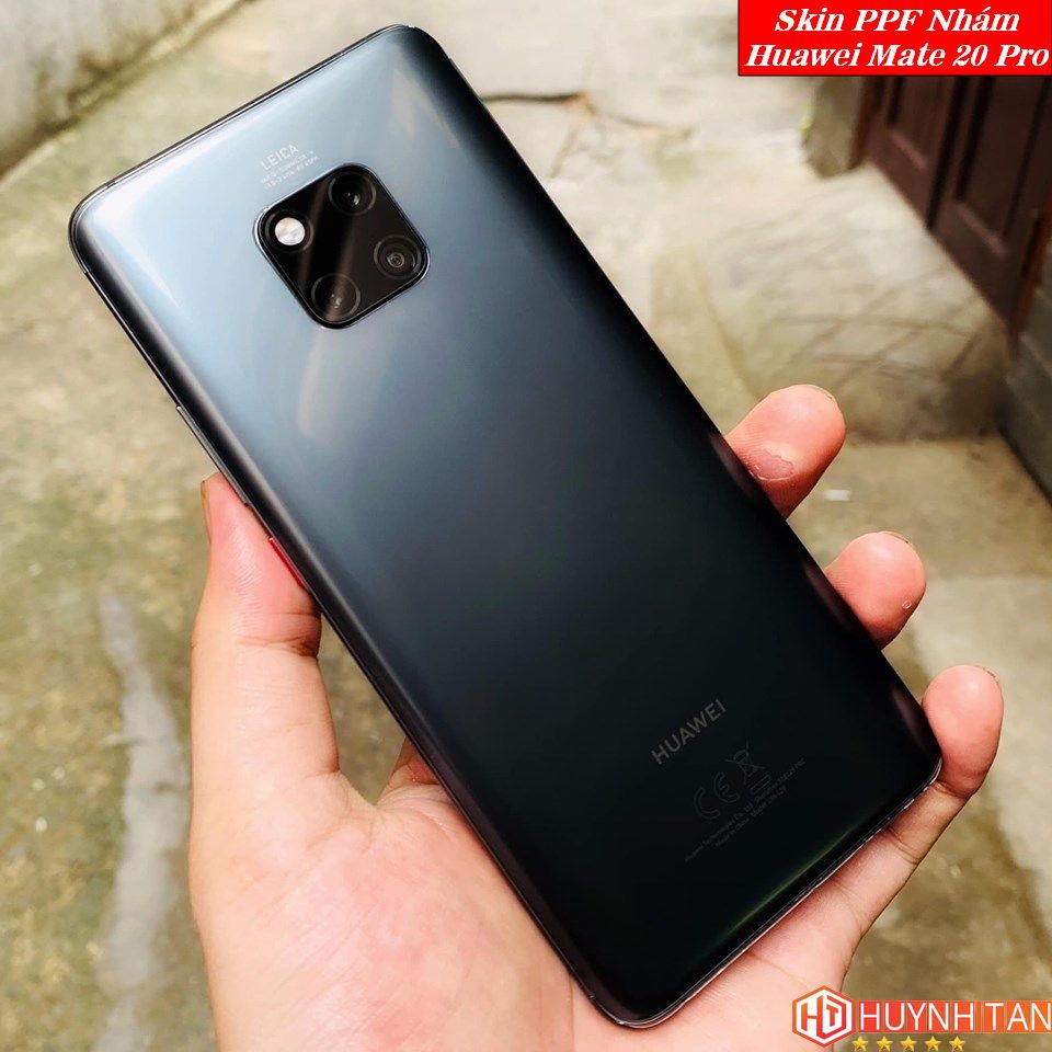 Miếng Dán PPF Mặt Sau Chống Vân Tay Cho Huawei Mate 20 Pro, Dán Mặt Lưng Huawei
