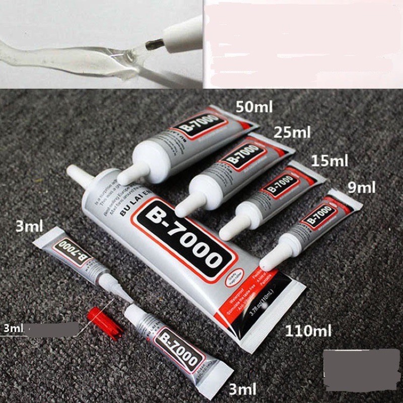 Keo Dán Nắp Lưng, Màn Hình Điện Thoại Dùng Trong Sửa Chữa B-7000 Dung Tích 15ml
