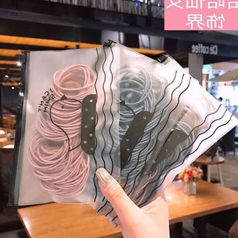 Set 100 chun buộc tóc