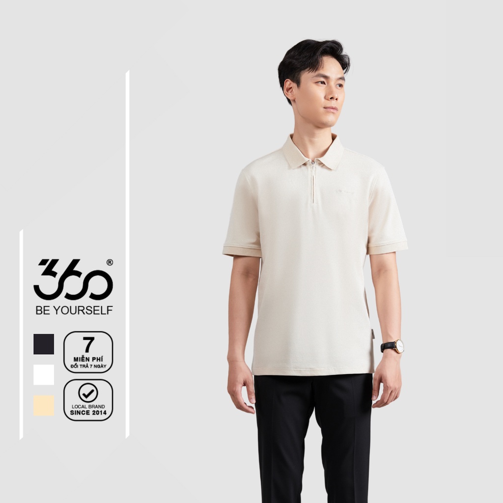 Áo polo nam thương hiệu thời trang nam 360 BOUTIQUE chất liệu cao cấp - POHTK329