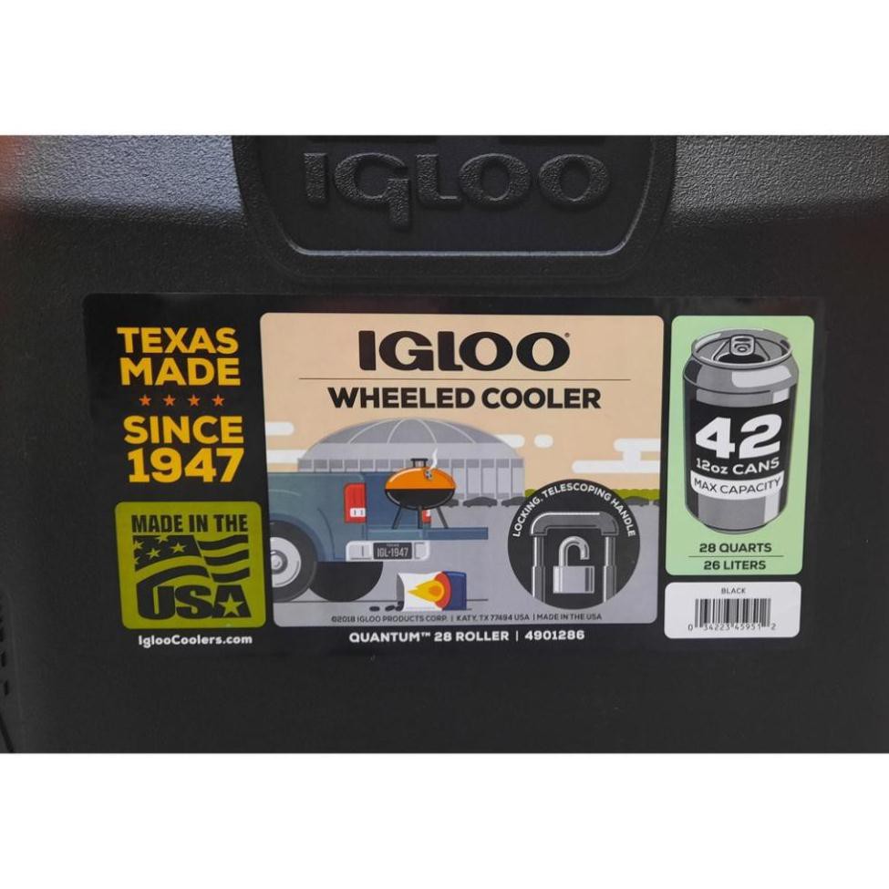 Thùng đá Igloo Quantum Roller 26L