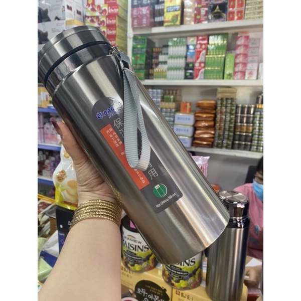 Bình Giữ Nhiệt Inox Baol Giữ Nhiệt 1.2L,1.5L Cao Cấp có kèm lưới lọc trà và dây treo tiện lợi