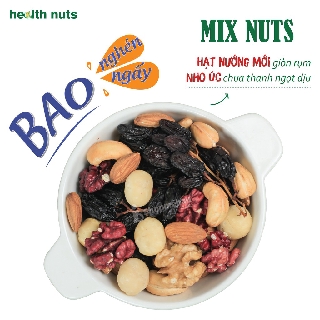 Hộp 6 hạt Mixnuts tách vỏ (Nướng chín giòn ngon)