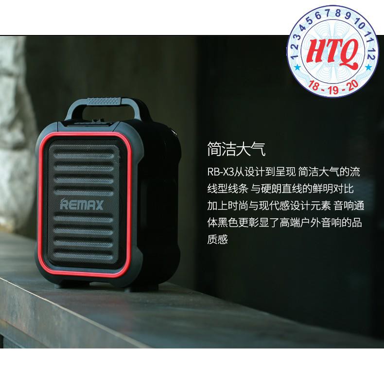 Loa Bluetooth Karaoke ngoài trời Remax RB-X3 + mic không dây