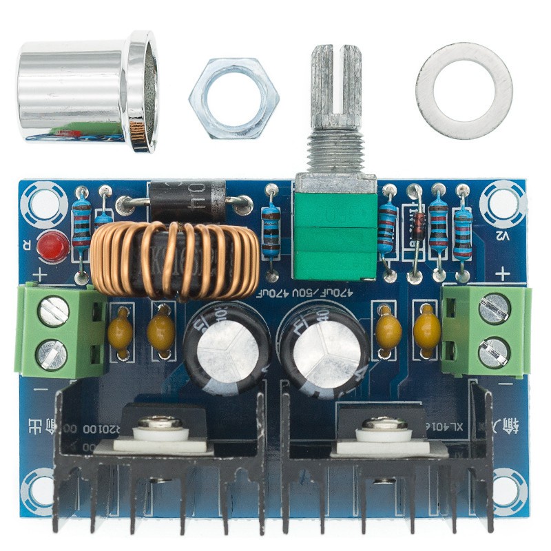 Mô Đun Hạ Áp Xh-m401 Dc-Dc Xl4016E1 Pwm 4-40V Xuống 1.25-36V 8A 200W