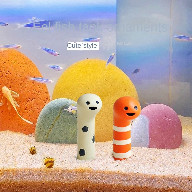 Bộ Tượng Hoạt Hình Nhỏ Sáng Tạo Trang Trí Hồ Cá Dưới Nước