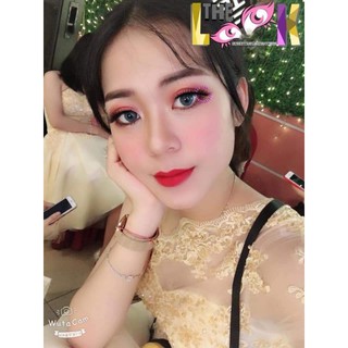 CONTACT LENS MÀU BLUE - LAM LỤC - ÁP TRÒNG - SIÊU TÂY - CÓ ĐỘ