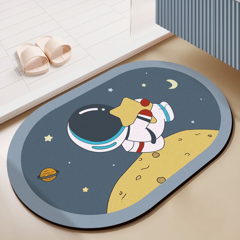 Thảm Lót Mềm Mại Thấm Hút Nước Nhanh Khô Chống Trượt Cho Nhà Vệ Sinh/Nhà Vệ Sinh