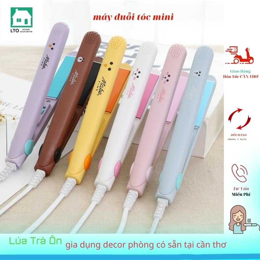 Máy kẹp - duỗi tóc mini hình thú có hộp nhựa đựng T2