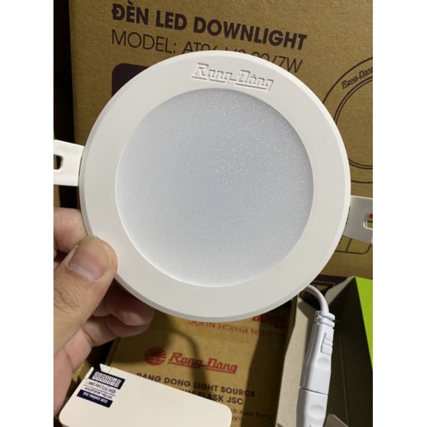 Đèn led âm trần downlight 90/7w RĐ_ thân nhựa