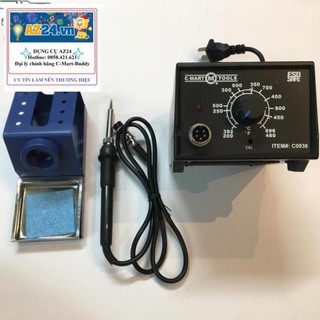 Máy hàn thiếc 60w có điều chỉnh nhiệt độ c-mart c0936