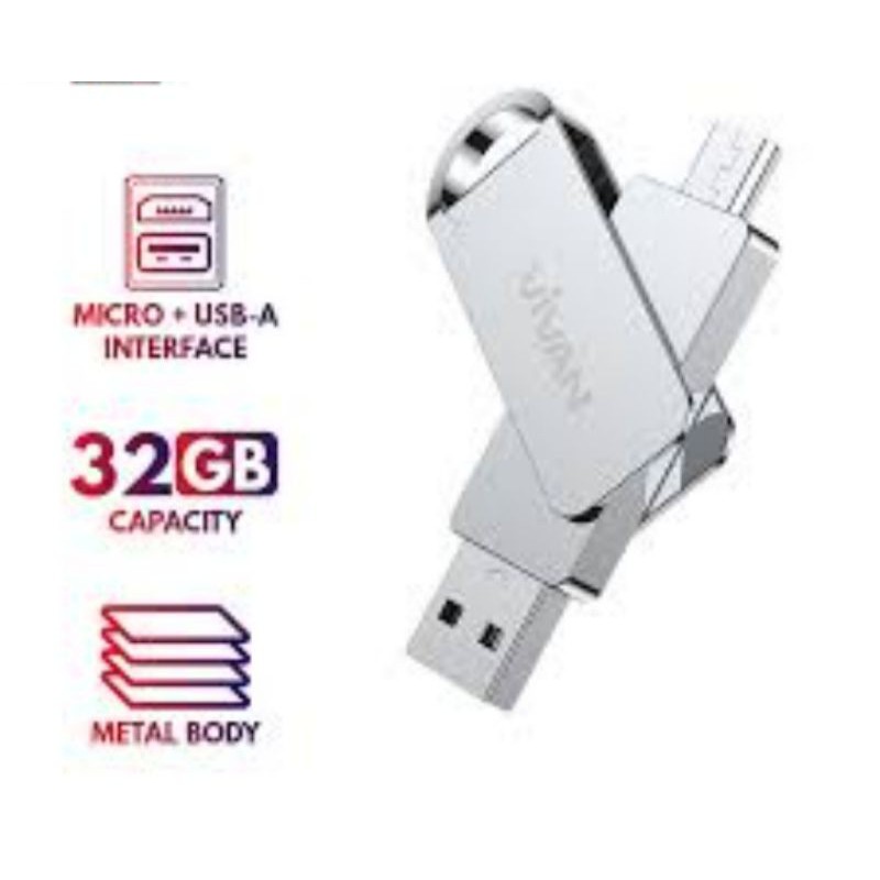 Ổ Cứng Vivan 32 Gb 2 Cổng Micro Usb Và Type C
