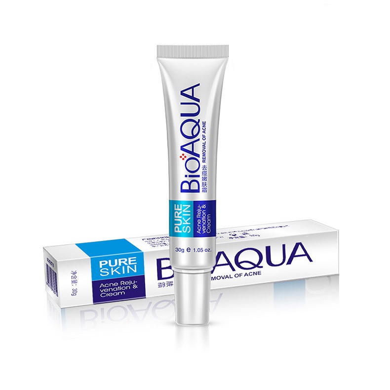 Bộ mỹ phẩm dưỡng da mặt Bioaqua giảm mụn, kiềm dầu, dưỡng trắng, se khít lỗ chân lông, ngừa mụn cho da da dầu SPU158