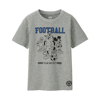 Áo phông cộc tay trẻ em  Uniqlo Chính Hãng - Xách tay Nhật Mã 185867 Màu 03 Grey Size 100