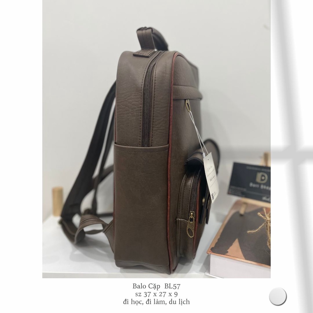 BALO DA CAO CẤP, BA LÔ ĐỂ LAPTOP 15in DORI|BL57