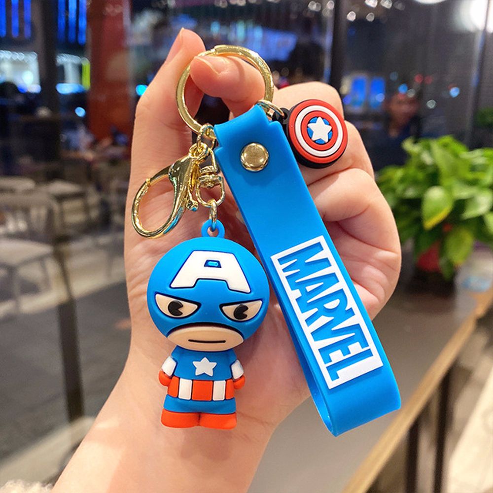 Móc khóa hình siêu anh hùng Marvel Avengers mini dễ thương