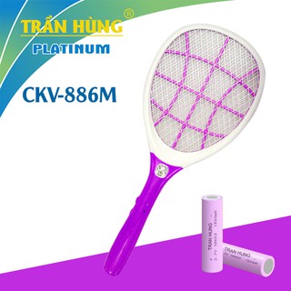 Vợt muỗi cao cấp ckv-886m màu tím