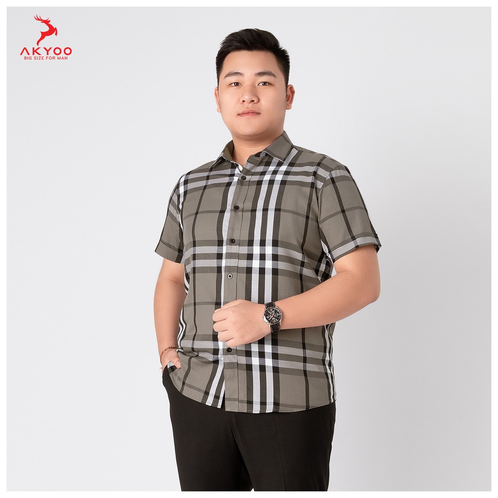 Áo Sơ Mi Nam Ngoại Cỡ, Áo sơ mi burberry cotton, sơ mi burberry cỡ lớn, sơ mi burberry bigsize từ 80-140KG | BigBuy360 - bigbuy360.vn