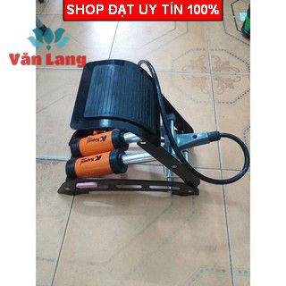 Bơm hơi đạp chân 2 XiLanh Kapusi nhật bản, bơm xe đạp, bơm xe máy, bơm lốp ô tô