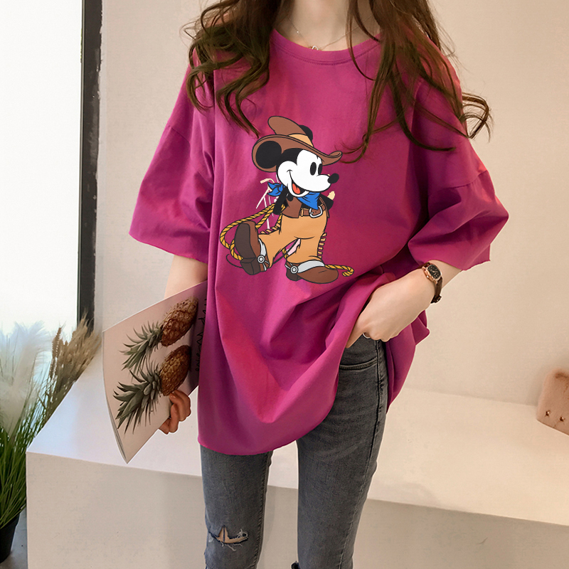 NRVP Áo thun nữ cổ tròn ngắn tay thời trang hè 2021