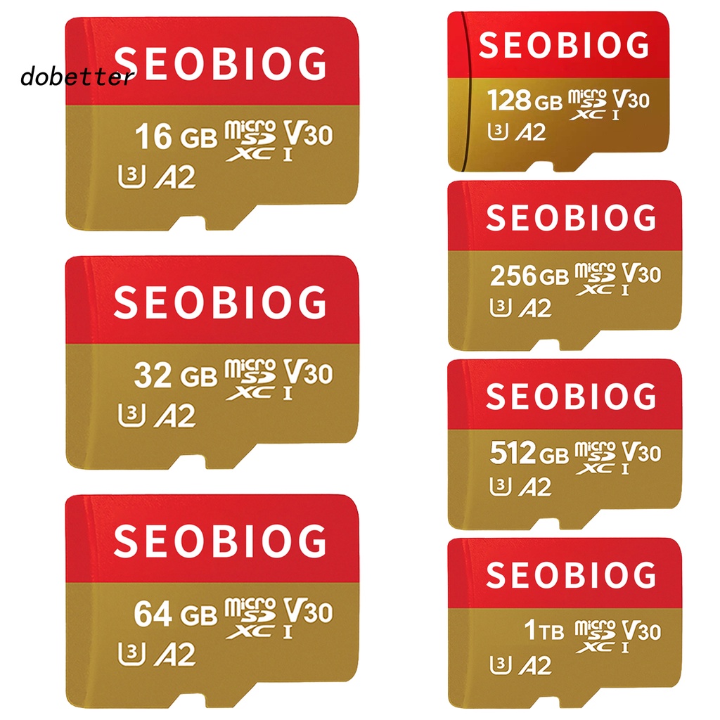 Thẻ nhớ Micro-SD dung lượng 16G 32G 64G 128G 256G 512G 1T đọc ghi dữ liệu tốc độ cao