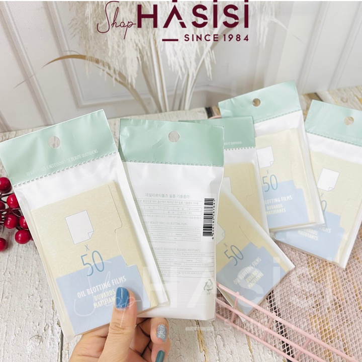 Giấy Thấm Dầu -Oil Blotting Films (50 Tờ)