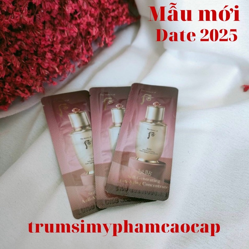 Combo 10 gói tinh chất Whoo Bichup Self Generating Anti Aging Essence date 2025
