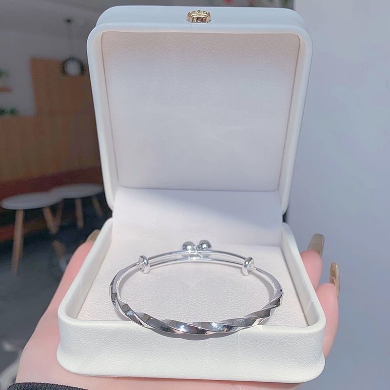 Vòng tay đôi nam nữ Vòng Tay Bạc 999 Gypsophila Nhật Bản Và Hàn Quốc Mới Cho Nữ Sinh