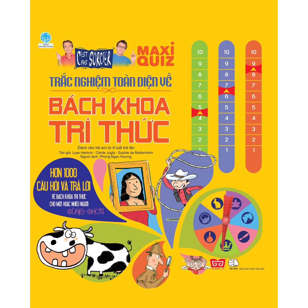 Sách Đinh Tị - Maxi Quiz - Trắc nghiệm toàn diện về Bách khoa tri thức