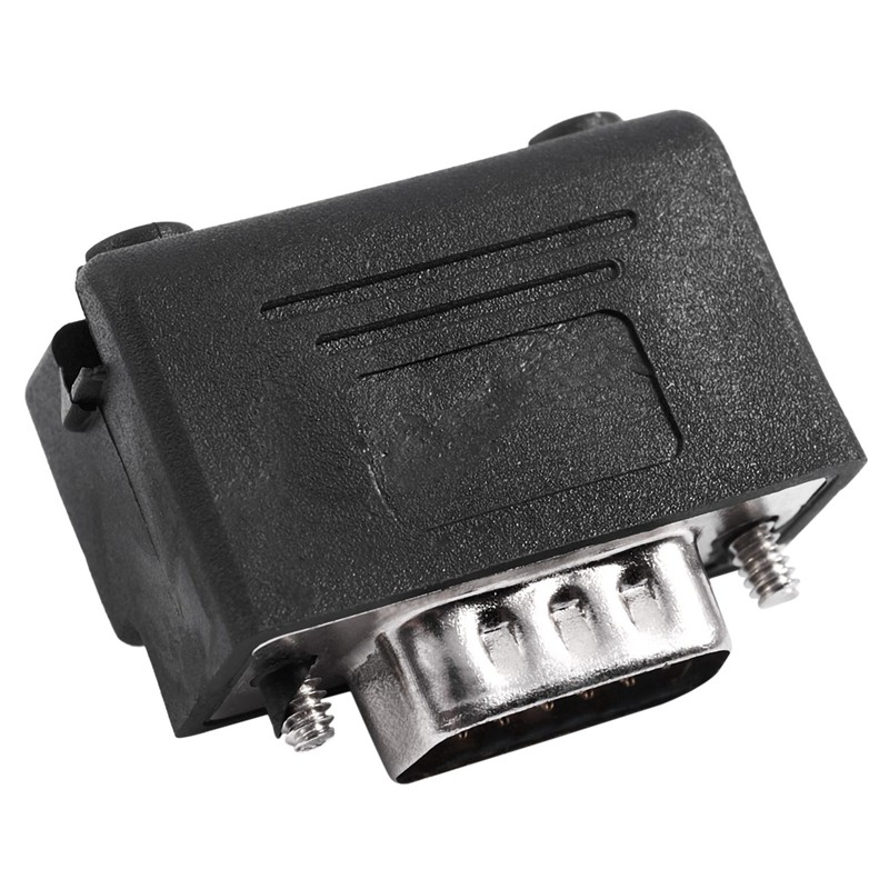 15-pin Vga Male To Female M / F Right Adapter