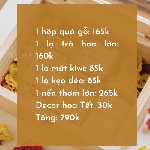 SET QUÀ TẾT ĐỘC ĐÁO TIỆM CASTI