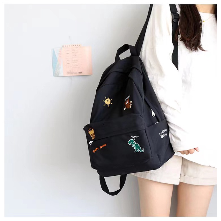 Ba Lô Đi Học/Du Lịch Họa Tiết Hoạt Hình Thời Trang Nhật Hàn Dành Cho Nam Và Nữ