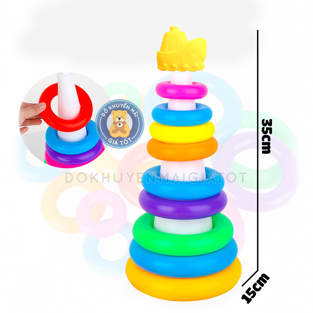 Lưới tháp thảy vòng vịt ( cỡ trung) cho bé trên 1 tuổi – HT720 - Đồ khuyến mãi giá tốt