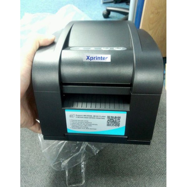 Máy in Xprinter 350BM Lan, in đơn hàng GHTK từ điện thoại,in tem tem nhãn, in phiếu giao hàng TMĐT,  XP350BM