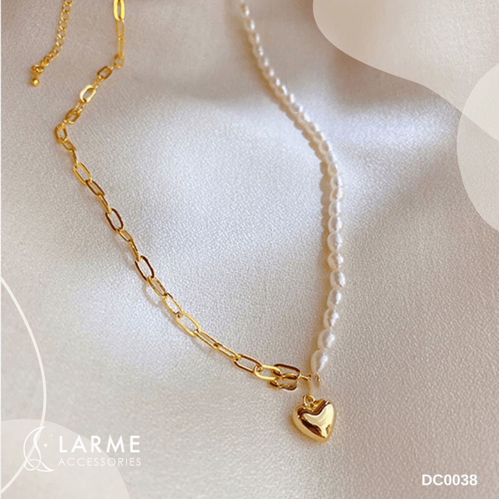 Dây chuyền, vòng cổ hình trái tim Larme Accessories - DC0038