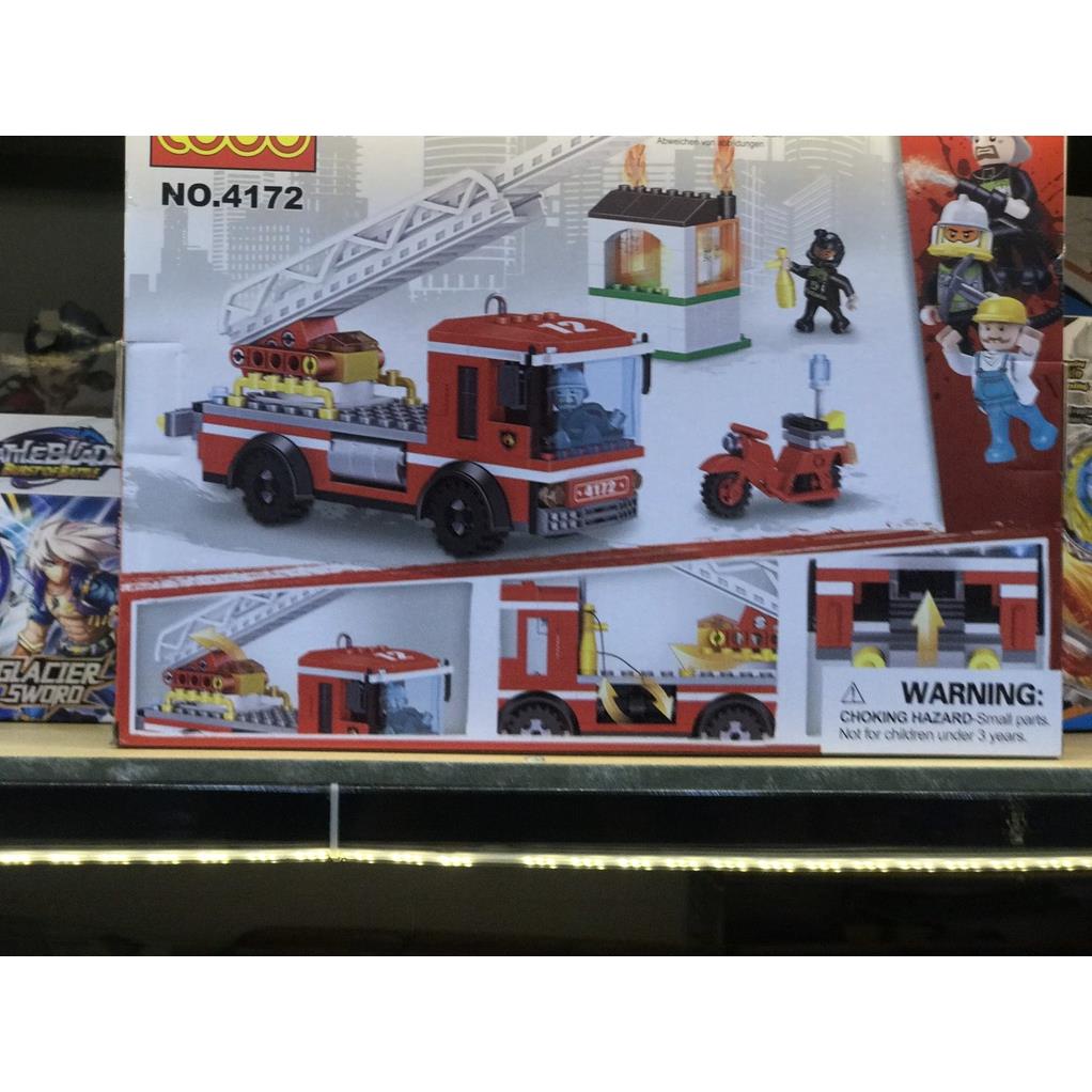 Bộ đồ chơi lắp ráp Xe cứu hỏa