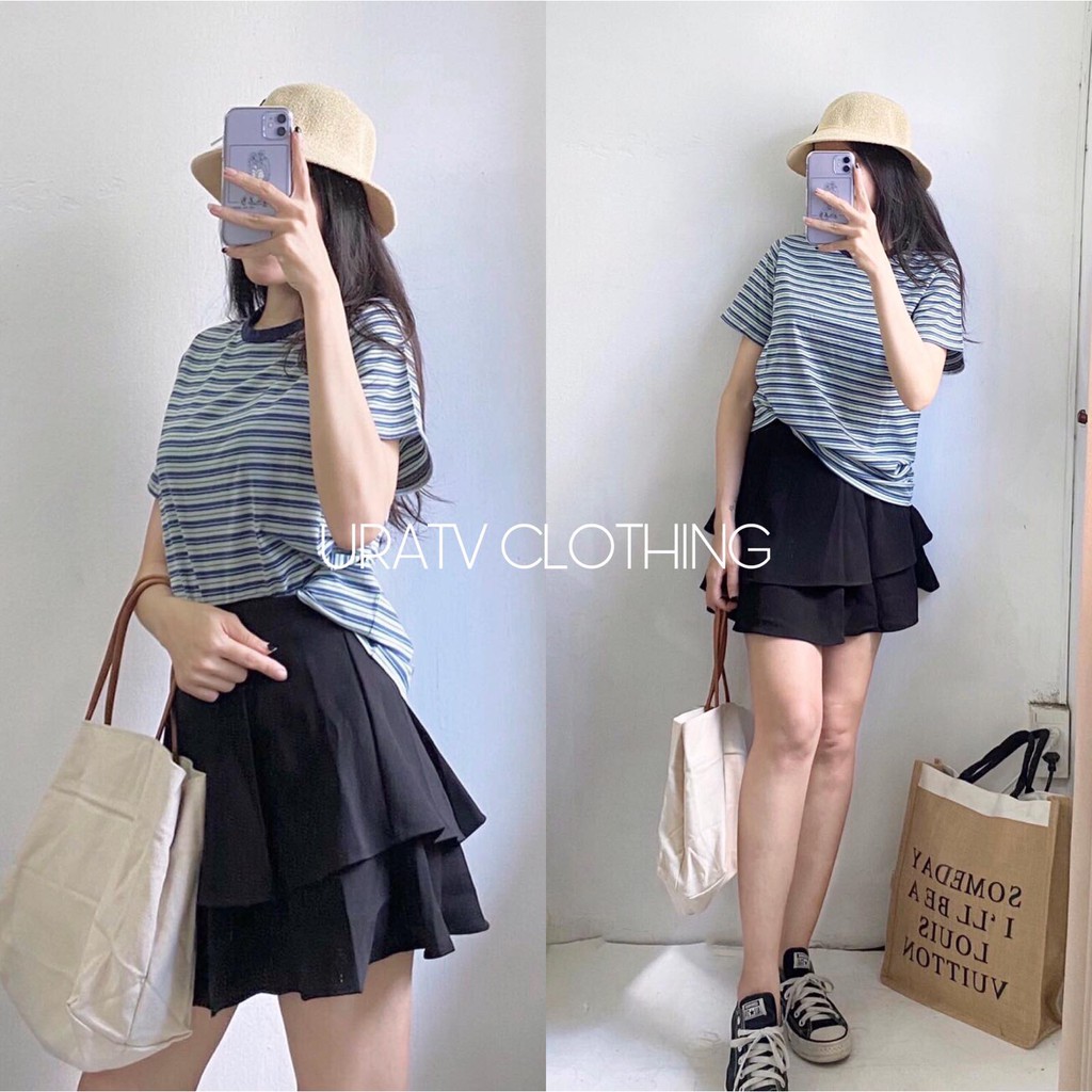 [FREESHIP - ẢNH TỰ CHỤP] Áo thun tay ngắn SỌC MB 135