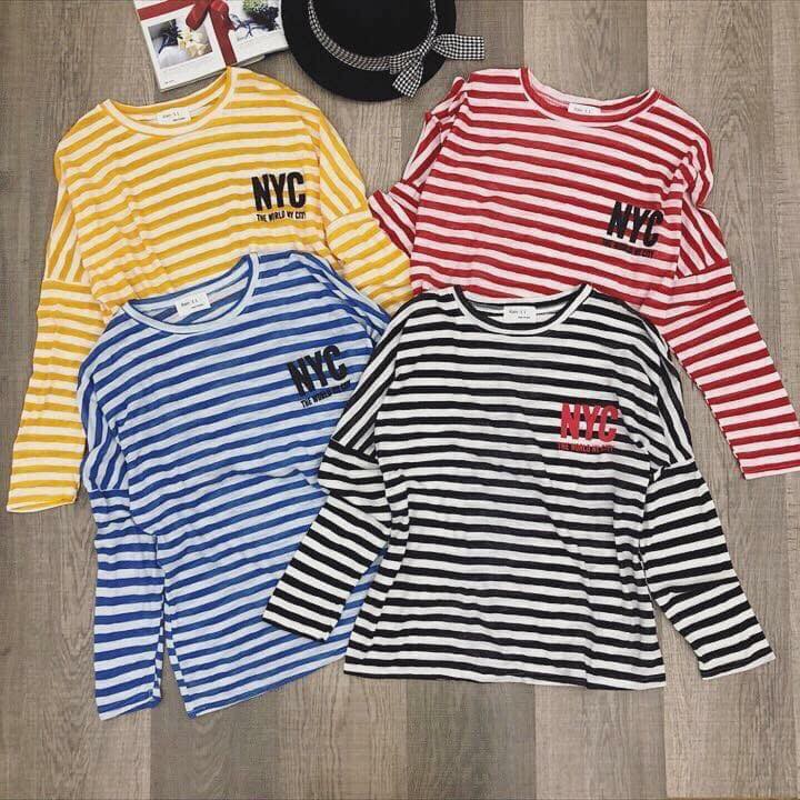 áo kẻ NYC siêu hot