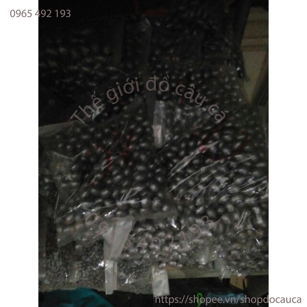 Chì câu cá tròn xuyên tâm  y hình giá rẻ