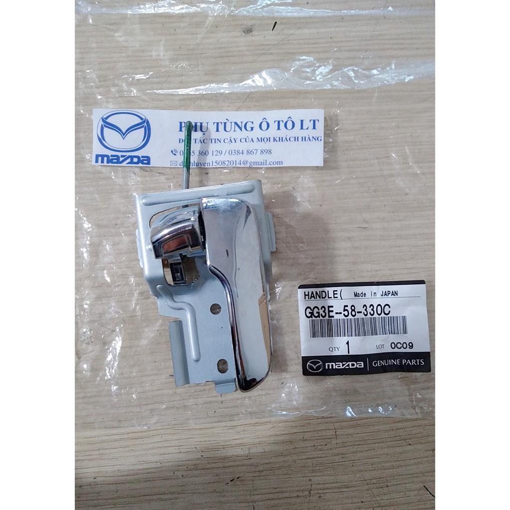 Tay mở cửa trong trước, sau phải Mazda 626 2001+ chính hãng