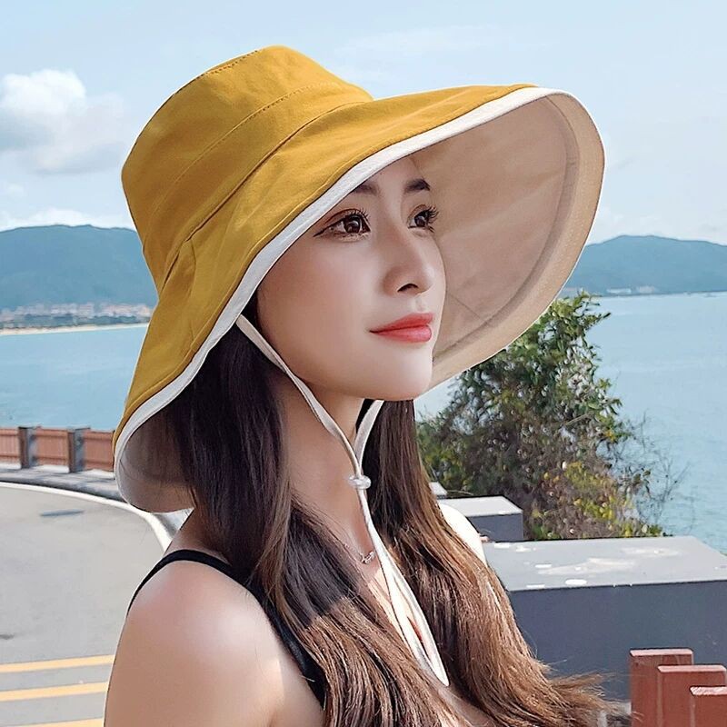 NÓN MŨ RỘNG VÀNH CHỐNG NẮNG 2 MẶT PHỐI VIỀN