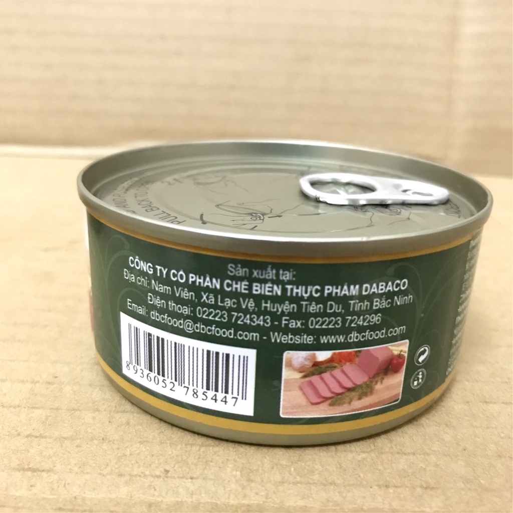 Thịt xay hương vị bò hàng công ty Dabaco Việt Nam - hộp 170gr