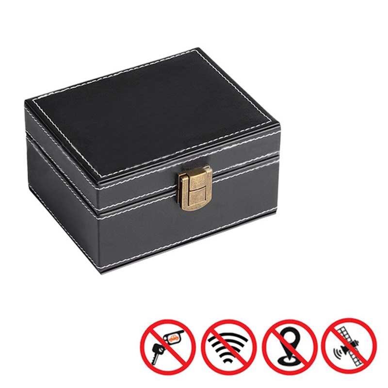 Hộp Đựng Chìa Khóa Xe Hơi Bằng Da PU Chống Trộm