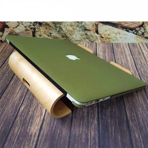 Case ,Ốp Macbook Màu Xanh Rêu Đủ Dòng (Tặng Kèm Nút Chống Bụi + Bộ kẹp chống gãy sạc)