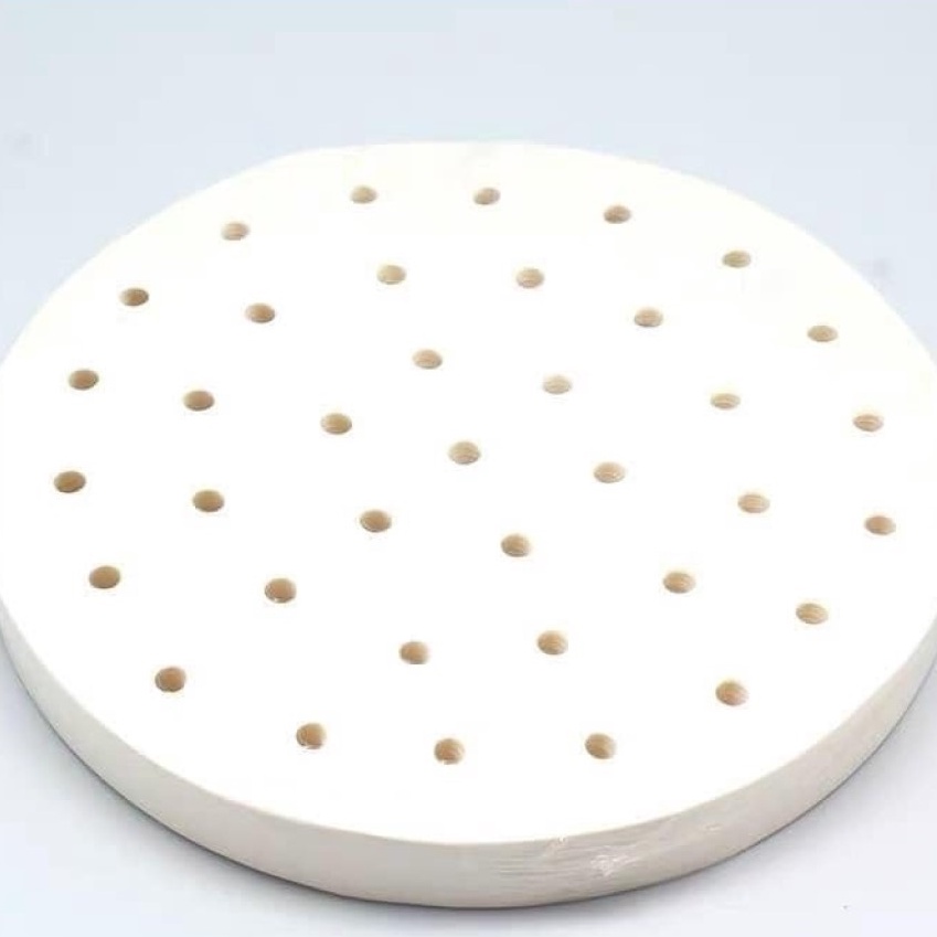 Giấy nến đục lỗ hình tròn size 23cm - Tệp 100 tờ giấy nến cho nồi chiên không dầu (khosithuanthanh)