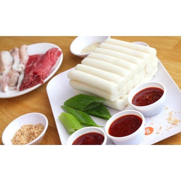 Bánh gạo nóng hàn quốc tokbokki nguyên thanh 500g CHỈ GIAO TẠI HÀ NỘI
