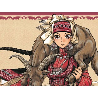 Poster treo tường anime /manga set Cô dâu thảo nguyên, Xưởng phép thuật, Nam Đình cốc vi