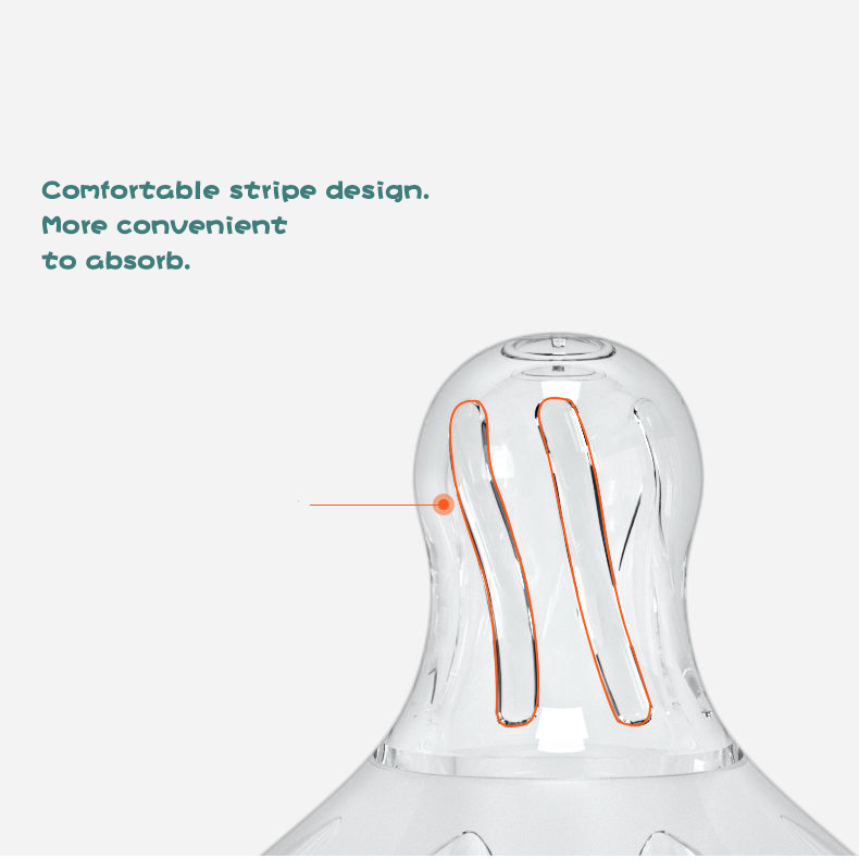 Bình sữa bằng silicon thiết kế độc đáo cho bé