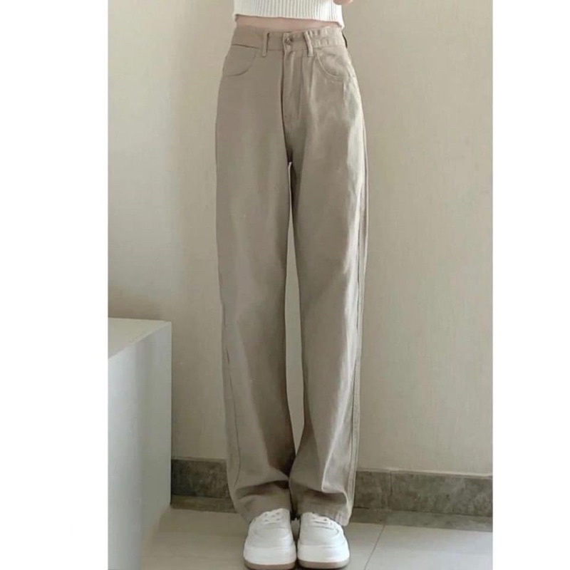 Quần Jean basic mặc đi học đi chơi dễ phối đồ