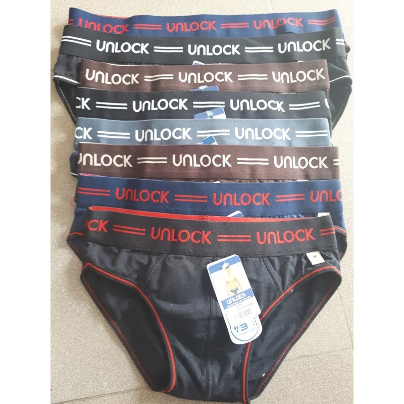 Quần Lót Nam UNLOCK -2 Lưng Thun Kháng Khuẩn Cao Cấp